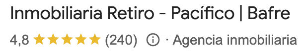 Reseñas google